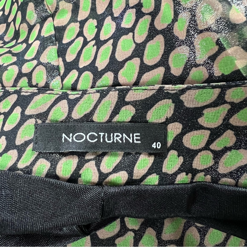 Nocturne Ruffled Long Dress Open Back Size Large - Picture 8 of 12